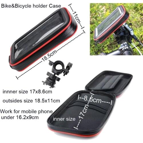 Touch Screen Bicycle Bike Motorcycle Phone Holders Stands Case Bags For Meizu Pro 6 Plus/U10/m5 Note/m3 Max/m3e/MX6/m3s/m3 note