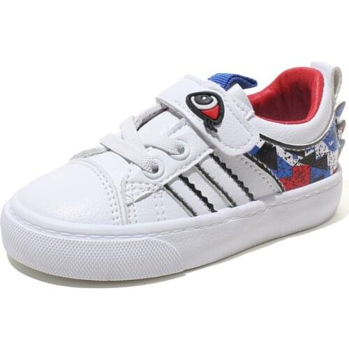 Babaya Children White Shoes Girls Casual Shoes Spring 2021 New Fashion Boys Sneakers for Kids Baby Sports Shoes