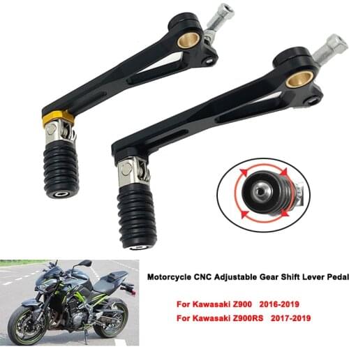 Motorcycle CNC Aluminum Adjustable Folding Gear Shifter Shift Pedal Lever For KAWASAKI Z900 Z900RS 900RS 2016 2017 2018 2019