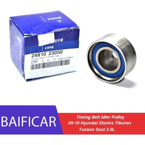 Baificar Brand New Genuine Timing Belt Idler Pulley 2481023050 For 2005-2010 Hyundai Elantra Tiburon Tucson Soul 2.0L