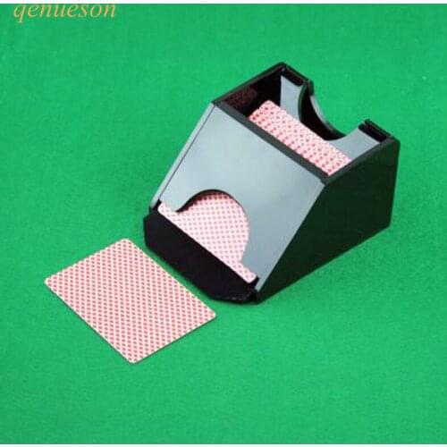 New HOT Professional DeluxeTexas Hold'em Baccarat Poker Dealer Poker card shoe Transparent Black 1 -6 optionally deputy qenueson