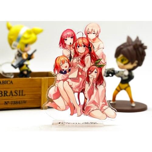 The Quintessential Quintuplets Gotoubun no Hanayome group HM acrylic stand figure model plate holder cake topper anime Japanese