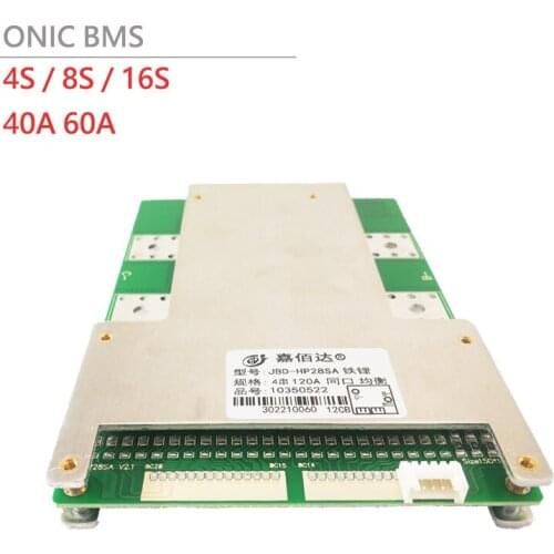 ONIC BMS 16S 40A LiFePo4 Battery Protection Broad 4S 8S Balance