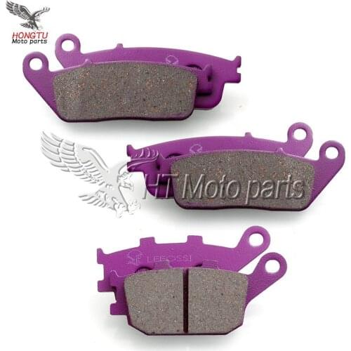 Carbon fiber Front / Rear Brake Pads For Honda Cb600f Cb600 Cb 600F Hornet 1998-2006 / Horne S 2000-2004