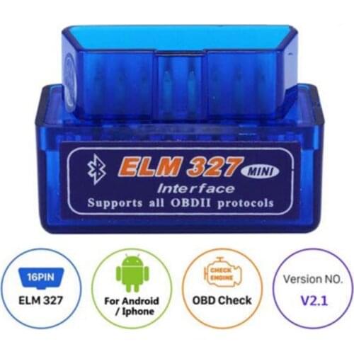 New OBD V2.1 mini ELM327 OBD2 Auto Scanner OBDII 2 Car ELM 327 Tester Diagnostic Tool for Android Windows Symbian