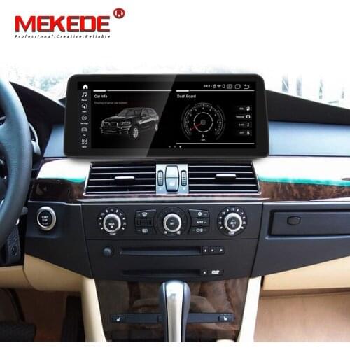Top!Android 10.0 Car radio Player For BMW 5 Series E60 E61 E63 E64 CCC CIC with12.3" 1920X720 Blu-ray screen carplay 4G LTE