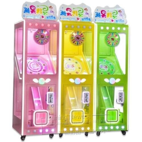 Shopping Malls Kids Adults Play Coin Operated Amusement Prize Gift Arcade Games Gashapon Lollipop Candy Toy Vending Machine