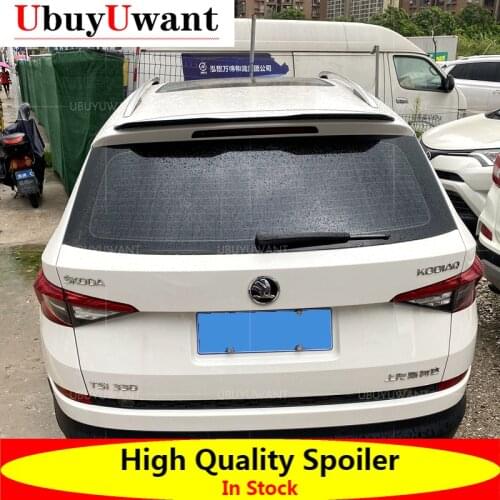 UbuyUwant Rear Roof Lip Spoiler For Skoda Kodiaq Spoiler High Quality ABS Glossy Black Car Tail Wing Decoration2017-2020