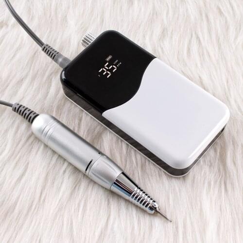 Wave Cordless Electric Nail Drill Machine 35000rpm Drill Set for Manicure Pedicure Rechargeable Battery Wireless