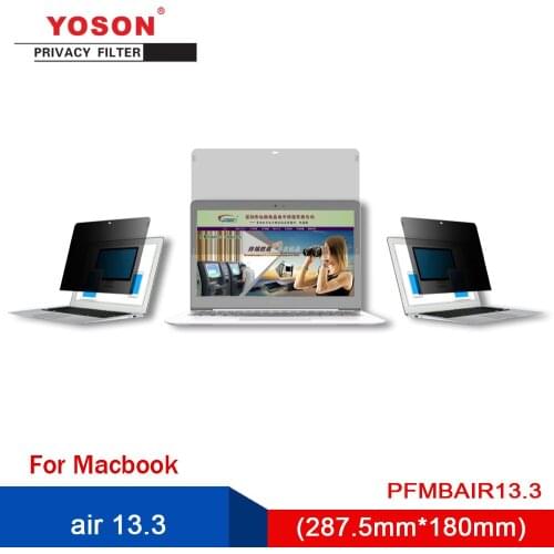 YOSON Air 13.3 notebook computer special Privacy Filter/anti peep film / anti reflection film / anti screen