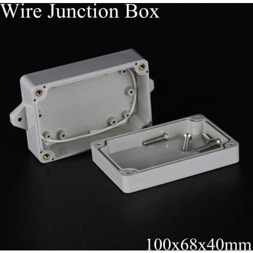 100x68x40mm ABS IP65 Waterproof Plastic Wire Junction Box With Mounted Distribution Enclosure Project Case Electronic Terminal