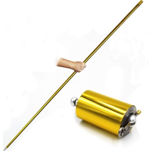 110cm Metal Lightweight Funny Close Up Illusion Magic Wand Toy Professional Trick Prop Stage Pocket Appearing Cane Party Gift