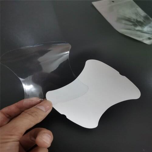 5Pcs Car door handle stickers protector film for Renault Megan Modus Kangoo Logan Sandero Clio Modus