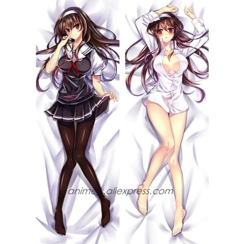 Anime JK Saenai Heroine No Sodate-kata Kasumigaoka Utaha Dakimakura Hug Pillowcase Body Pillow Cover Case