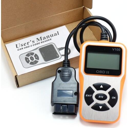 Automotive Scanner OBD2 Auto Diagnostic Tool V100 Read Code Card Reads Car Fault Code Erase Fault Code Check Vehicle Information