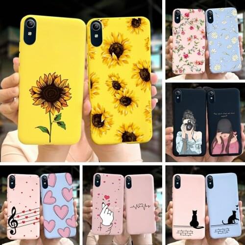For Vivo Y91C Case Silicone Cute Sunflower TPU Back Cover For Vivo Y91C 2020 Y 91C Case Funda vivo Y91i 1820 Phone Case 6.22"