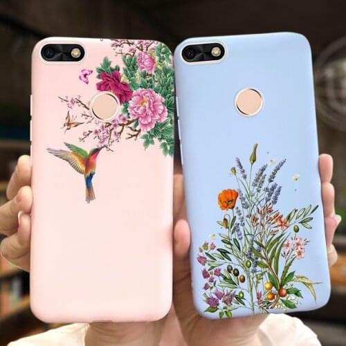 Flowers Back Case For Nova Lite TAG-L21 Case 5.2" Huawei Nova Lite 2017 5.0" SLA-L22 Cover Soft Silicone Matte Bumper Nova Lite