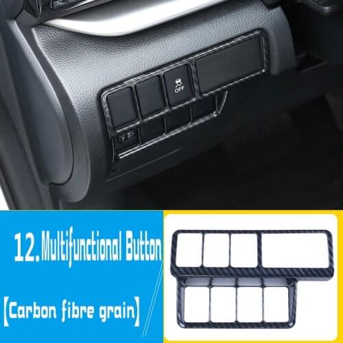 For Mitsubishi Eclipse Cross Car interior trim Multifunctional headlamp adjusting decorative frame