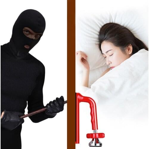 Door Stopper Girl Self-defense Artifact Home Travel Hotel Hotel Anti-theft Security Lock Door Stop Portable Top Door Device