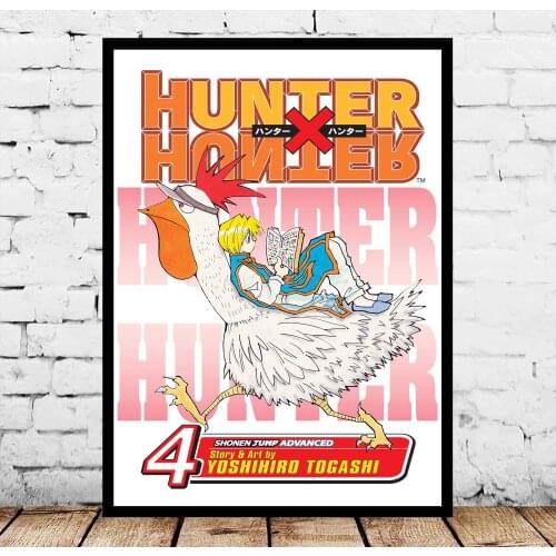 Home Decor Prints Nordic Style Hunter X Hunter Anime Painting Wall Art Canvas Pictures Watercolor Poster Modular For Living Room