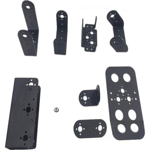 Bracket For Standard Servo/Bearing To DIY Humanoid Robot Accessories/Black