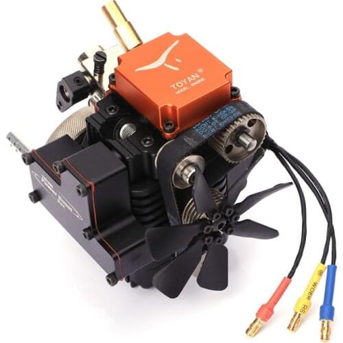 COOL! TOYAN Four Stroke Methanol Model Engine with Starting Motor for 1:10 1:12 1:14 RC Car Boat Airplane - FS-S100A