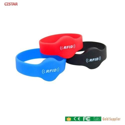 Reusable rfid wristband waterproof tags silicon rfid uhf Wristband tag epc gen2 wrist control access tag