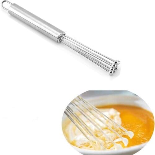 Stainless Steel Ball Whisk Wire Egg Whisk Set Kitchen Whisks for Cooking, Blending, Whisking, Beating, Stirring