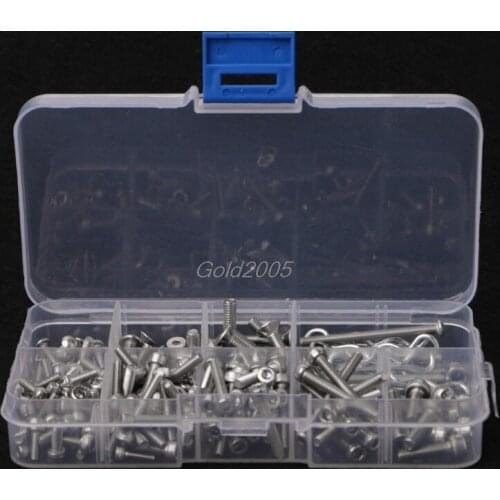 205Pcs RC Screws Stainless Steel Screw Kit For Traxxas Slash 4x4 Short Truck Car G25 Whosale&DropShip
