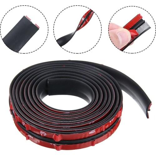 New Arrival 1pc Car Windshield Roof Seal Noise Insulation Rubber Strip Stickers 2M*2CM for Car Styling Accessories