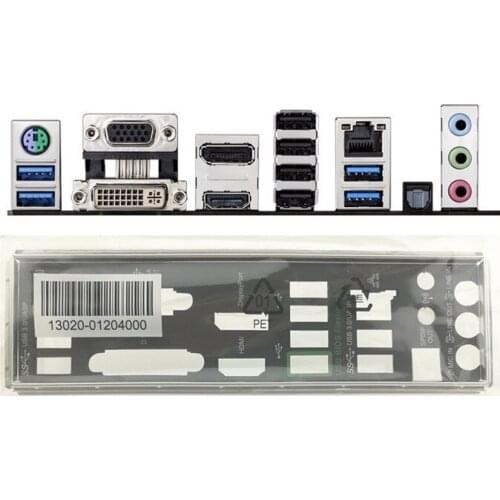 New I/O shield back plate of motherboard for Z97I-PLUS just shield backplate Free shipping