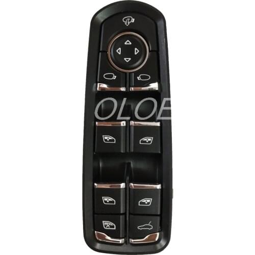 Car window glass lift switch window start switch glass electric switch 7PP959858H for Porsche Cayenne Panamera