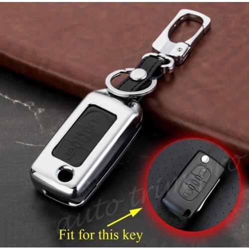 Fit For Citroen C2 C3 C4 Picasso C5 C6 C8 Triomphe Key Case Shell Bag Holder Pack Cover Trim