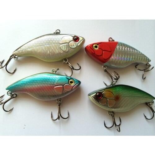 Rattlin Solid VIB Fishing Lure Hard Bait 14g/17g Artificial Lures 3 Hooks Vibration Woofer