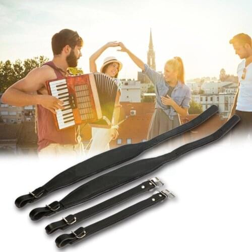 1pair Accordion Strap Adjustable Shoulder Strap 80-96-120-bass Accessories Skin Accordion Belt Thickened Straps B7M4