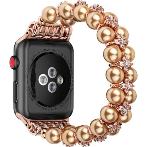 Girl Watch Strap for Apple Watch band 44mm 40mm 38mm 42mm Women Bracelet for iwatch Series 6 5 4 3 2 1 Luxury Strap Gold