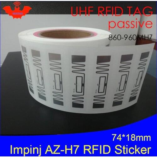 RFID sticker UHF NXP Ucode7 chip AZ-H7 inlay 900 915 868mhz 860-960MHZ Higgs3 EPCC1G2 6C smart card passive RFID tags label