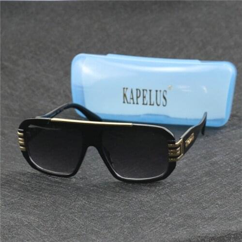 KAPELUS Sunglasses brand New metal sunglasses Square big face sunglasses UV 400 protection sunglasses