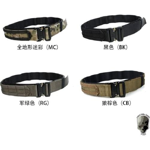 TMC 1.75 Inch Tactical CS Outdoor Military Army Fighter Belt Black Hunting Shooter Belt