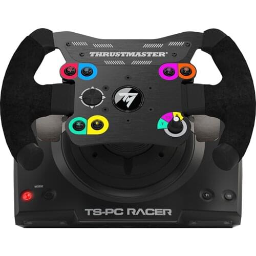 TS-PC 16-Bit Resolution Three Pedals 28cm Disk Surface Full True Knob Game Aiming Wheel F1 Racing Simulator Horizon 4