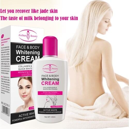 1PC Double Whiteness Body & Face Whitening Cream Skin Bleaching Lightening Whitening Cream Effective Bright Dark Skin