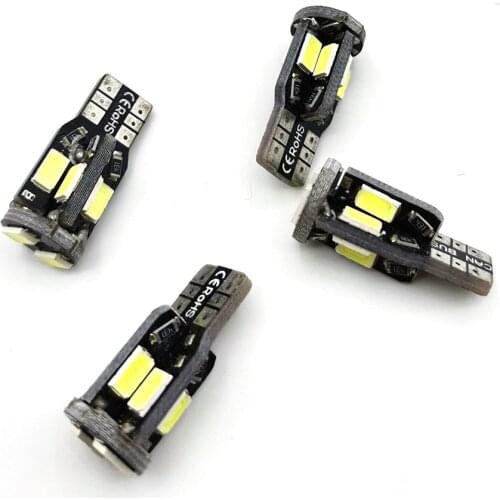 4x Car T10 LED W5W 2825 Interior Light Bulb for Peugeot 208 207 308 RCZ 408 407 307 206 for Citroen C4 C5 C3 C2 C4L Xsara