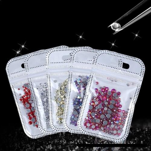 Shiny Mix Nail Rhinestones Nail Art Stone Opal Nails Diamond Decoration Charms Manicure 3D For Nail Tips Stickers