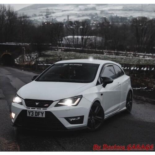 Bat Mirror Cover Seat Ibiza 2008 2009 2010 2011 2012 2013 2014 2015 2016 2017 2018 2019 Piano Black Wing Case Covers Auto Car