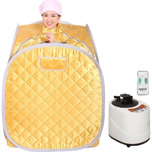 Sauna-Box Support-Steamer Home Slimming Household Ease Stainless-Steel-Pipe Insomnia