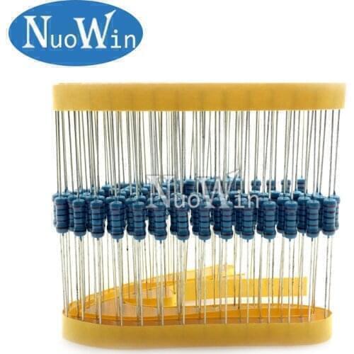 50pcs 1/2W Metal film resistor 1% 0.33R 0.36R 0.39R 0.43R 0.47R 0.5R 0.56R 0.62R 0.33 0.36 0.39 0.43 0.47 0.5 0.56 0.62 ohm