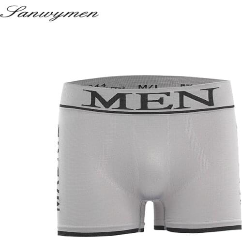 Shorts Mens Underwear Soft Boxers Cotton Boxer Solid Boxer Shorts Plus Size Boxers Underwear ST-B044