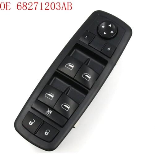 NEW Window Switch Replace for 2015-17 Chrysler 200 2014 -17 JEEP CHEROKEE 2013-16 Dodge Dart OE 68271203AB 56046553AC