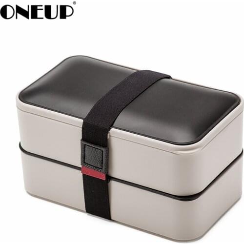 ONEUP Thermal Lunch Box 1200ml Bento Box With Tableware Eco-friendly Healthy Portable Food Storage Container Kitchen Accessories