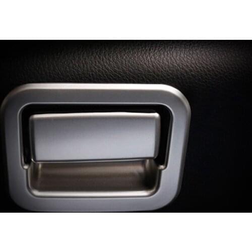 Car Styling For TOYOTA RAV4 RAV 4 2016 2017 2018 Interior The co-pilot Glove Box Switch Decoration Cover Trim